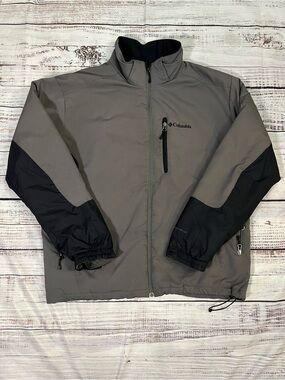 Columbia Men's Bugaboo Omni-Sheild Gray and Black Fleece-lined Jacket  Sz XL